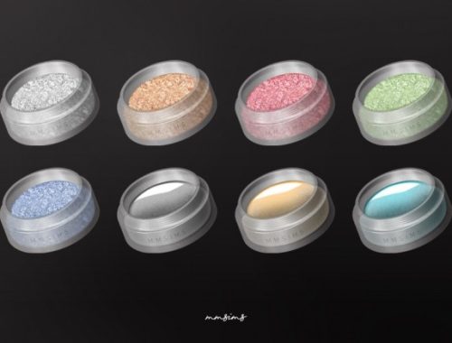 Eye Glitter and gloss at MMSIMS