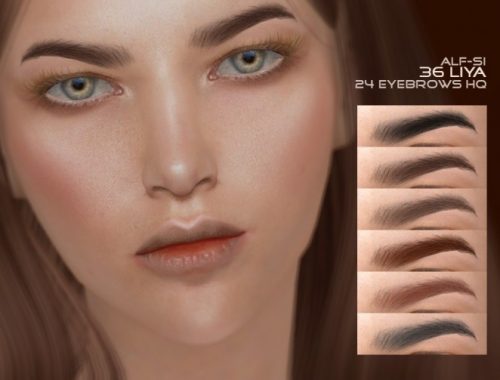 Eyebrows 33-41 at Alf-si