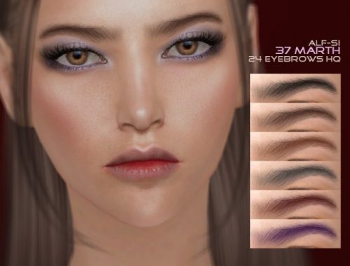 Eyebrows 33-41 at Alf-si