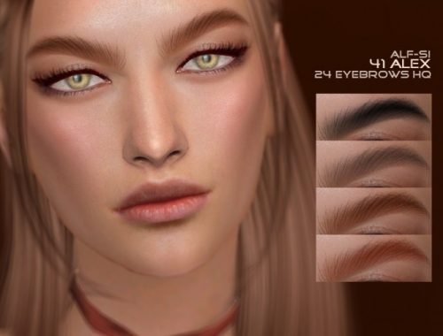 Eyebrows 33-41 at Alf-si