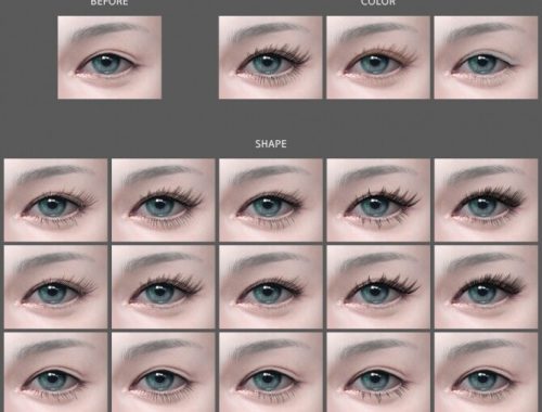 Eyelashes v4 at MMSIMS