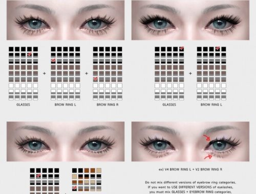 Eyelashes v4 at MMSIMS
