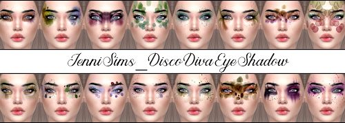 EyeShadow Disco Diva 80’s at Jenni Sims