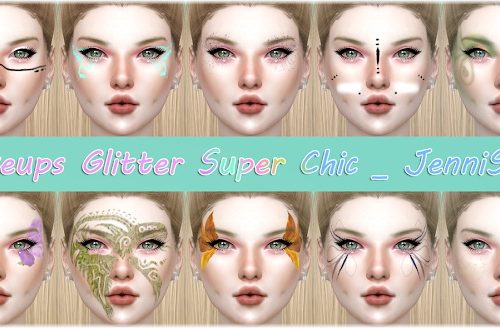EyeShadow Super Chic (10 Swatches) at Jenni Sims
