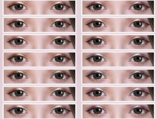 Eyeshadows 01 at Lutessa