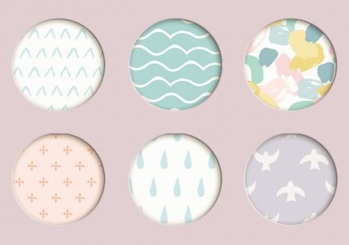 Wallpapers with patterns by Julia Dreams at Miss Ruby Bird