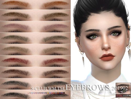 S-Club WM ts4 Eyebrows 201902