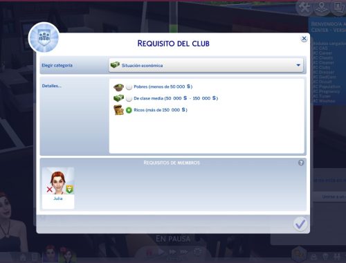 Higher money requeriment for join to Clubs