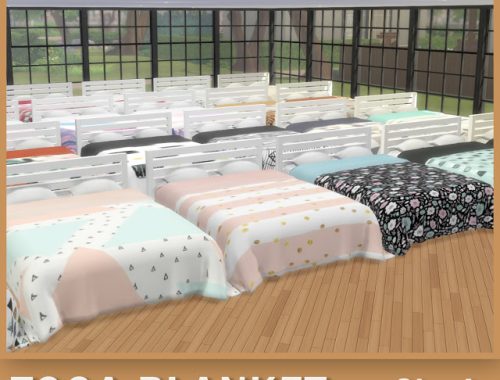 Toga Blanket at pqSims4