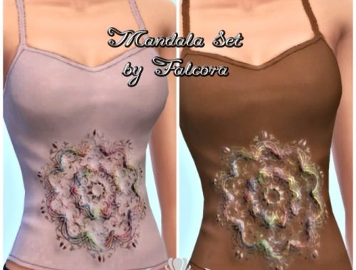 Mandala Set 9x tank top at Petka Falcora