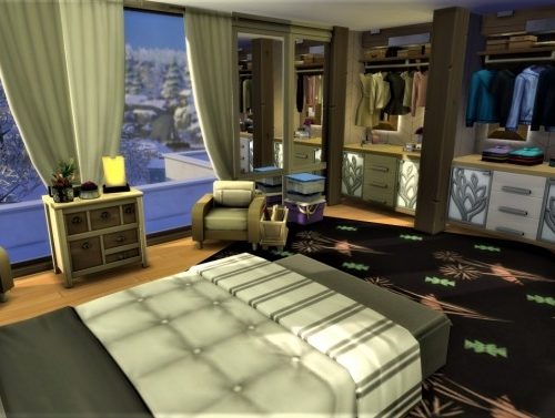 Sunny Bedroom + Wardorbe at Agathea-k