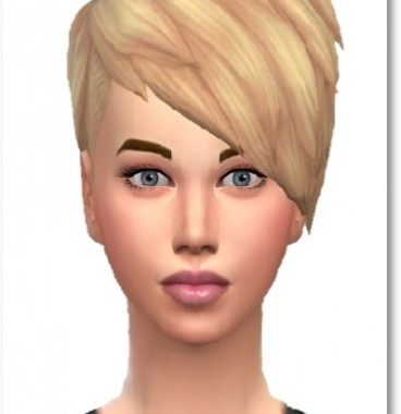 Slashed Hair Short Bangs