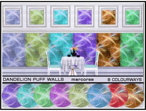 Dandelion Puff Walls_masrcorse