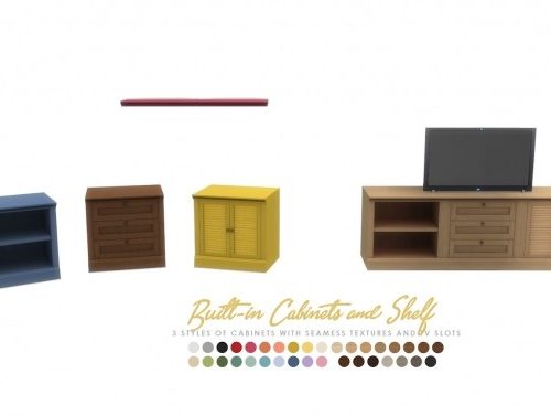 Hamptons Builtin Intergrated Furniture Options at Simsational Designs