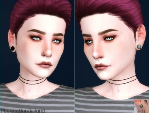 Ear preset for flesh tunnel + expander by PlayersWonderland at PW’s Creations