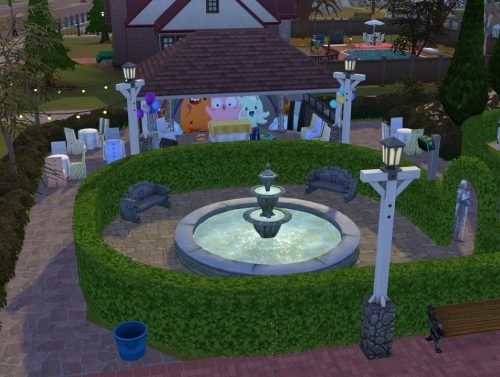 Plumbob Plaza Park by pizzacool at Mod The Sims