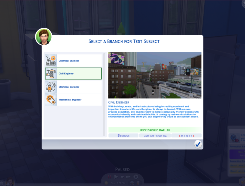 Engineering Career Mod