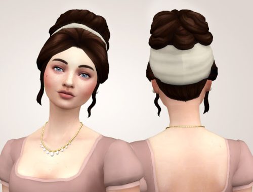 The Incomparable hairstyle Updo at Historical Sims Life