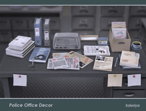 Police Office Decor by soloriya