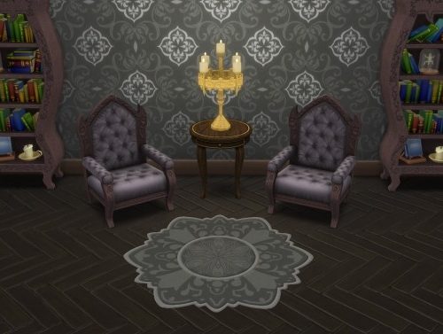 Gothic Rug from TS3 by TheJim07