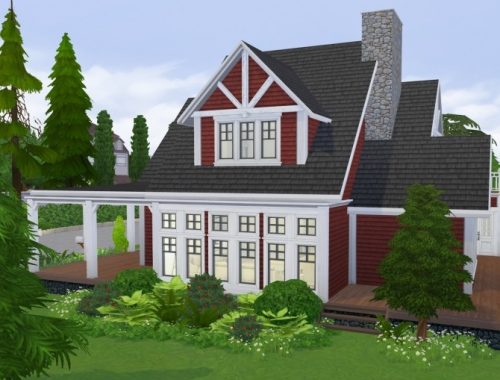 Cozy Autumn Craftsman at SimPlistic