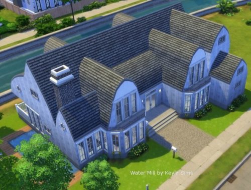 Water Mill with in and out swiming pool at Keyla Sims