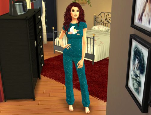 Sleepy Moon Pajama Set