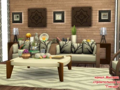 Cozy Living room at Sims by Mulena