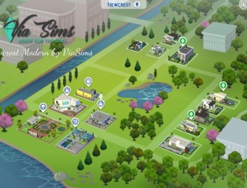 Build Modern Newcrest at Via Sims