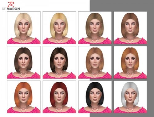 Anto`s Ashley hair retextured by Remaron