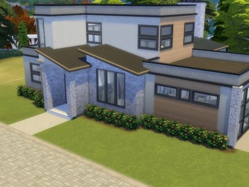 Fab Flat Top house by Vulpus at Mod The Sims