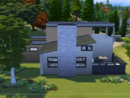 Fab Flat-Top house by Vulpus at Mod The Sims