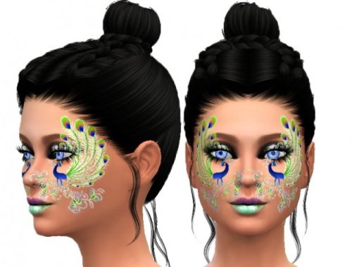 Face paint at Trudie55