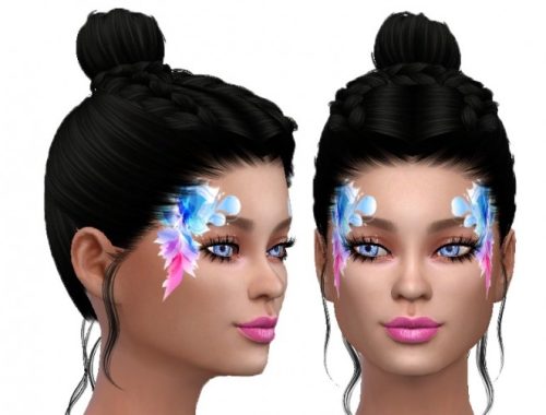 Face paint at Trudie55