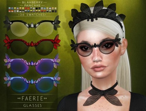 Faerie Set: Crown, Glasses & Collar at Blahberry Pancake