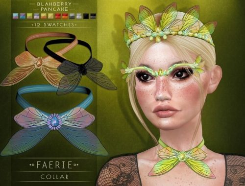 Faerie Set: Crown, Glasses & Collar at Blahberry Pancake