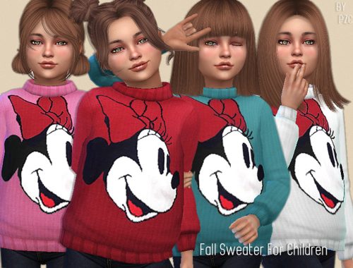 Fall Sweater For Children