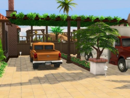 Family Oasis home by Cassie Flouf at L’UniverSims