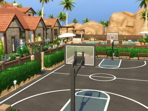 Family Oasis home by Cassie Flouf at L’UniverSims