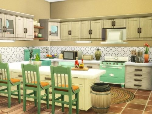 Family Oasis home by Cassie Flouf at L’UniverSims