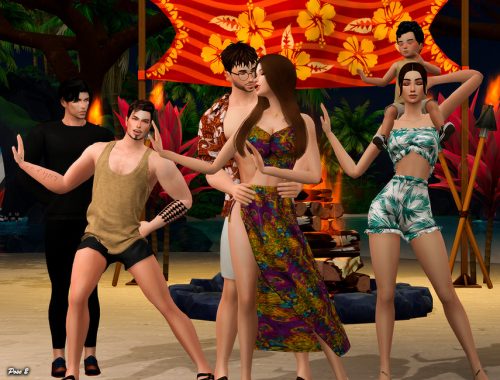 Family on Vacation II - Pose Pack