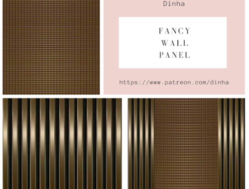 Fancy Wall Panel at Dinha Gamer