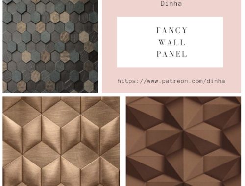 Fancy Wall Panel at Dinha Gamer