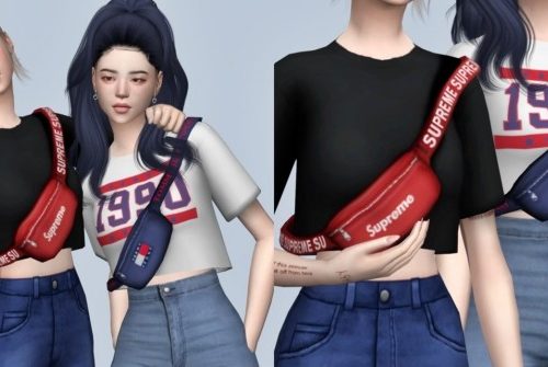 Fanny pack + shirt at Casteru