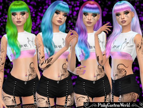 Fantasy recolor of Ade's Lisa (Style2) hair