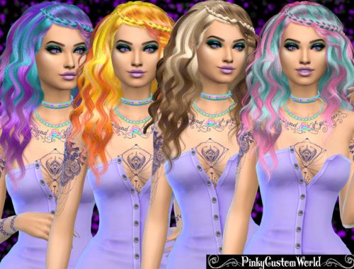 Fantasy recolor of Stealthic's Genesis hair - Mesh needed