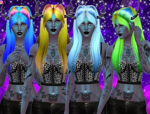 Fantasy Recolor of Wingssims OE1125 hair - Mesh needed