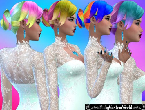 Fantasy Retexture of Up Do Bun (Basegame)