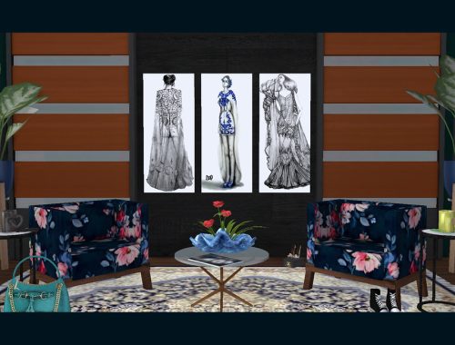 Fashion Print Trio NEEDS CITY LIVING