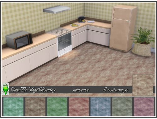 Faux Tile Vinyl Flooring_marcorse